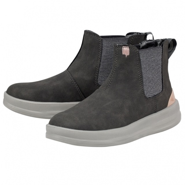 Heydude Aurora Ungdom återvunnet Lädergranit