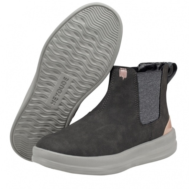 Heydude Aurora Ungdom återvunnet Lädergranit