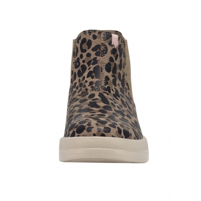 Heydude Aurora Ungdom Leopardnöt I återvunnet Läder