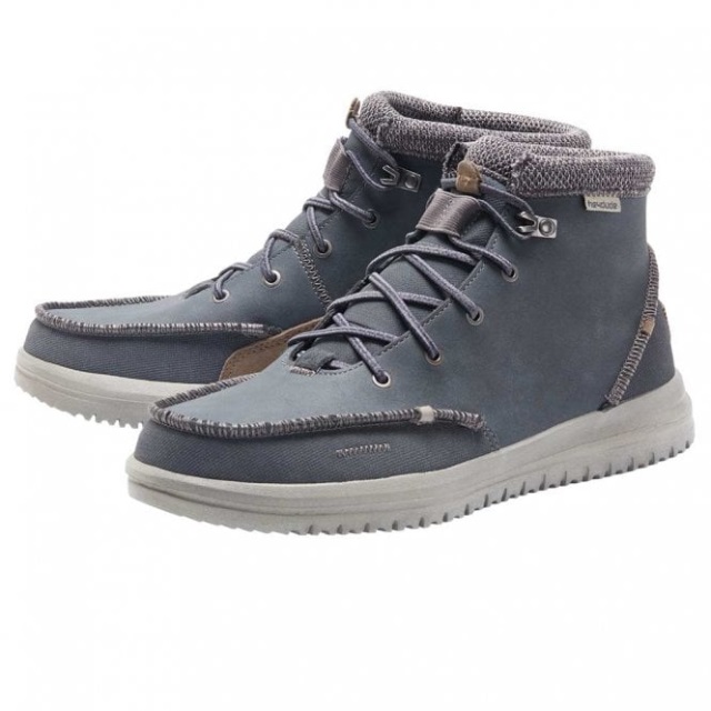 Heydude Bradley återvunnet Läder Djupblått