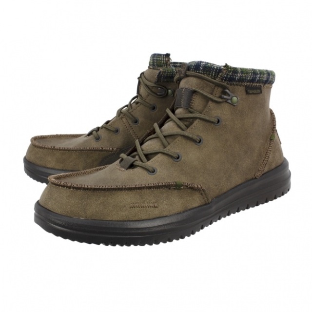 Heydude Bradley återvunnet Läder Mahogny