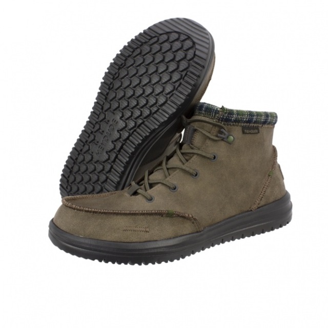 Heydude Bradley återvunnet Läder Mahogny