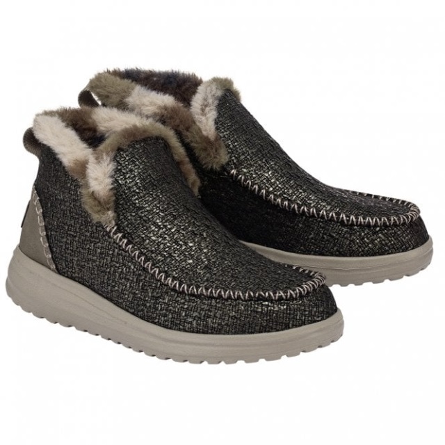 Heydude Denny Ullblandning Glaserad Grön