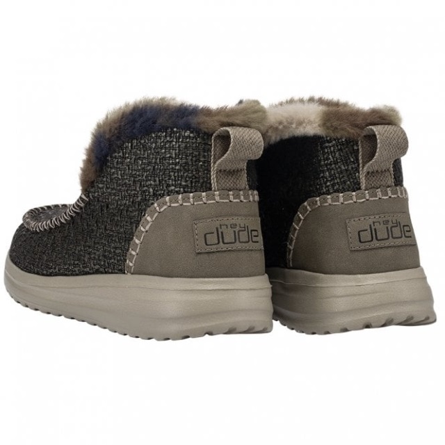 Heydude Denny Ullblandning Glaserad Grön