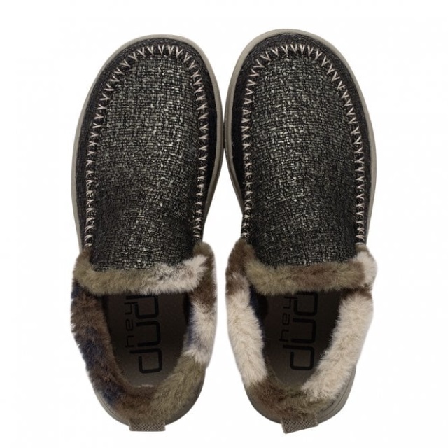 Heydude Denny Ullblandning Glaserad Grön