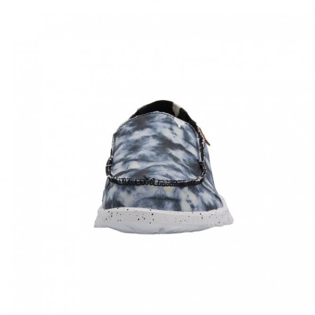 Heydude Farty Print Canvas Tie Dye Black