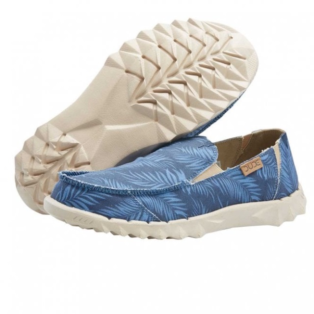 Heydude Farty Print Canvas Tropisk Blå