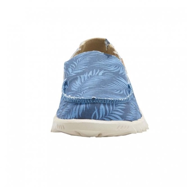 Heydude Farty Print Canvas Tropisk Blå