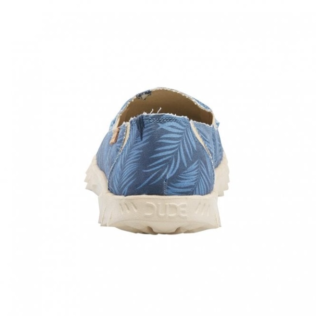 Heydude Farty Print Canvas Tropisk Blå