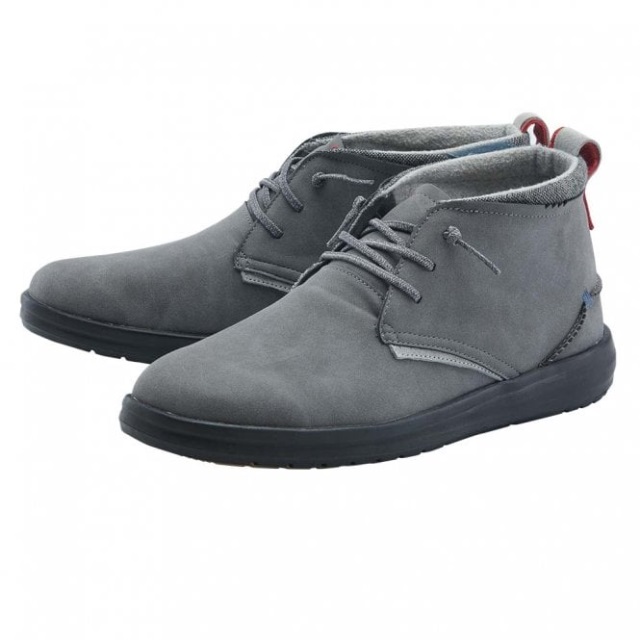 Heydude Jack återvunnet Läder Mörkgrått