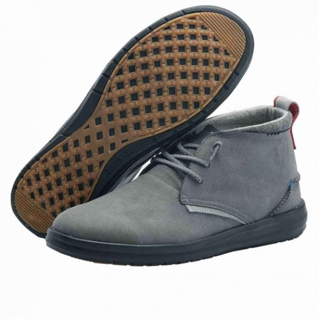 Heydude Jack återvunnet Läder Mörkgrått