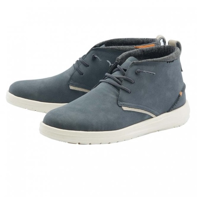 Heydude Jack återvunnet Läder Marinblå