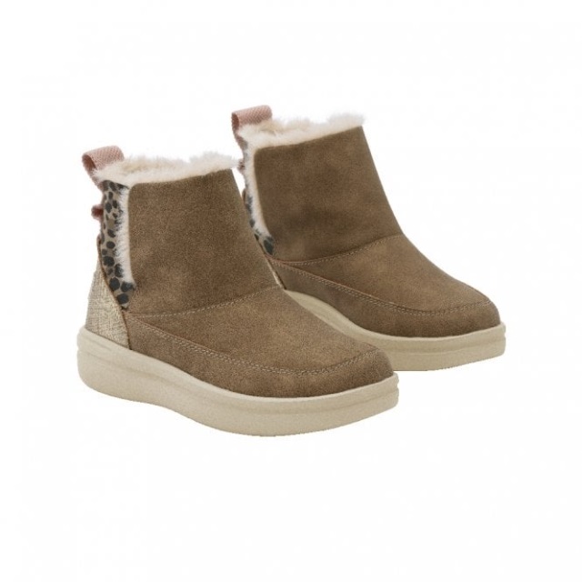 Heydude Mel Ungdom Ullblandning Kastanj