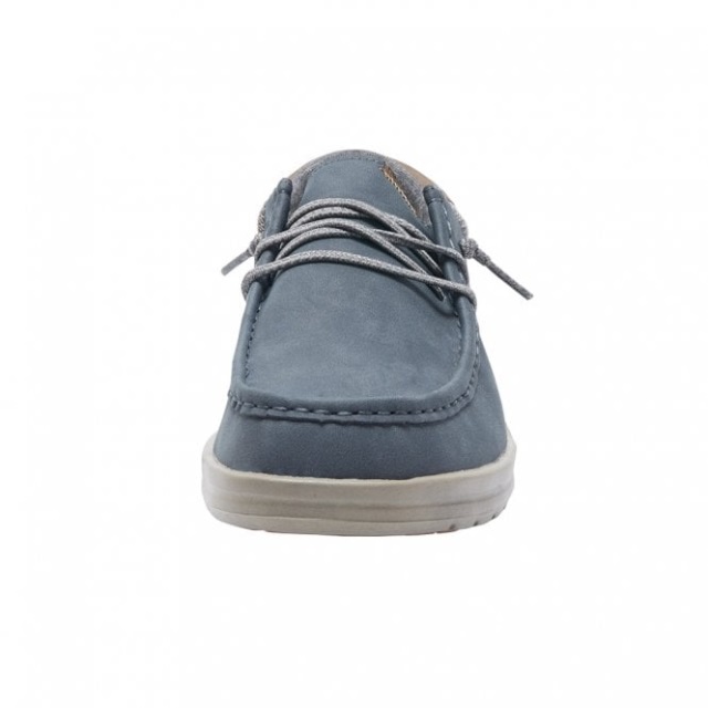 Heydude Paul återvunnet Läder Djupblått