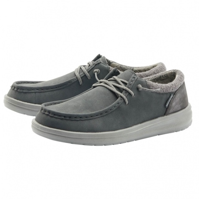 Heydude Polly återvunnet Läder Djupblått