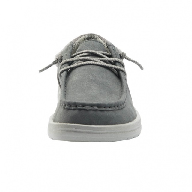 Heydude Polly återvunnet Läder Djupblått