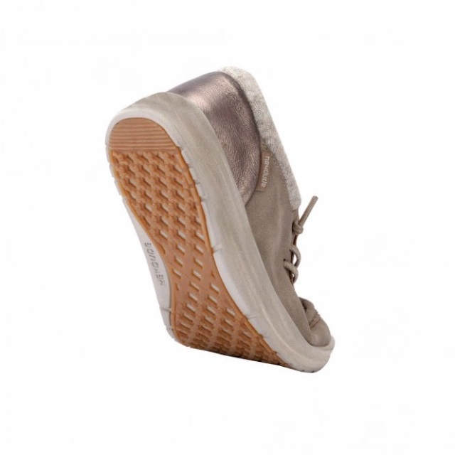 Heydude Polly återvunnet Läder Ljus Taupe