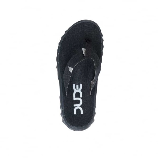 Heydude Sava Svart Canvas Flip Flop