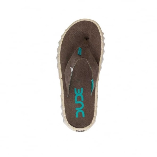 Heydude Sava Funk Wenge Canvas Flip Flop