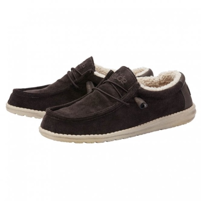 Heydude Wally Manchester Fodrad Choklad I Fuskpäls