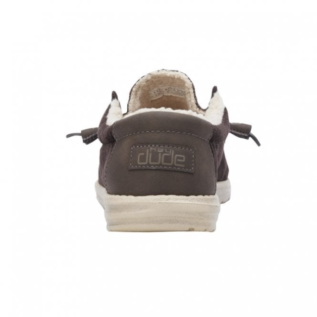 Heydude Wally Manchester Fodrad Choklad I Fuskpäls