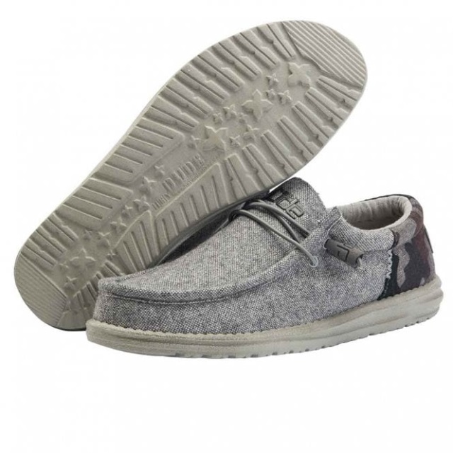 Heydude Wally Funk Ull Grå