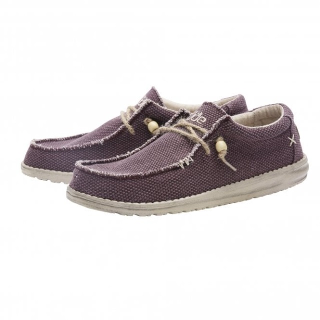 Heydude Vally Naturlig Vinröd