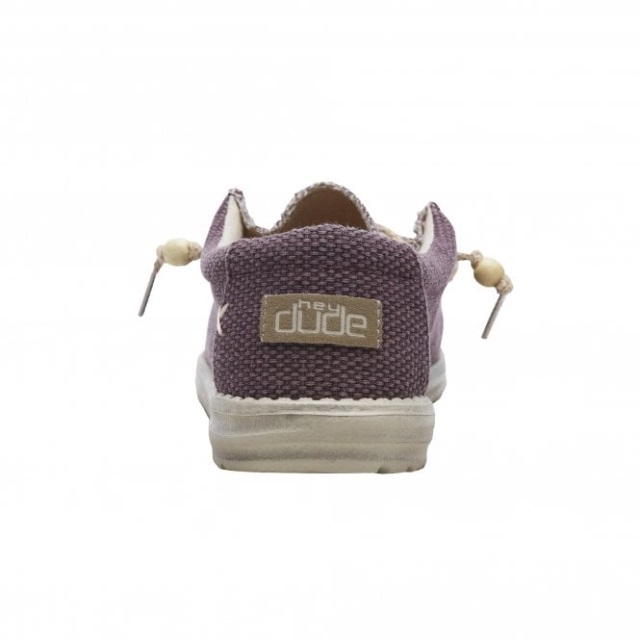 Heydude Vally Naturlig Vinröd