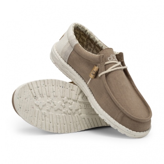 Heydude Wally Naturlig Linne Lera