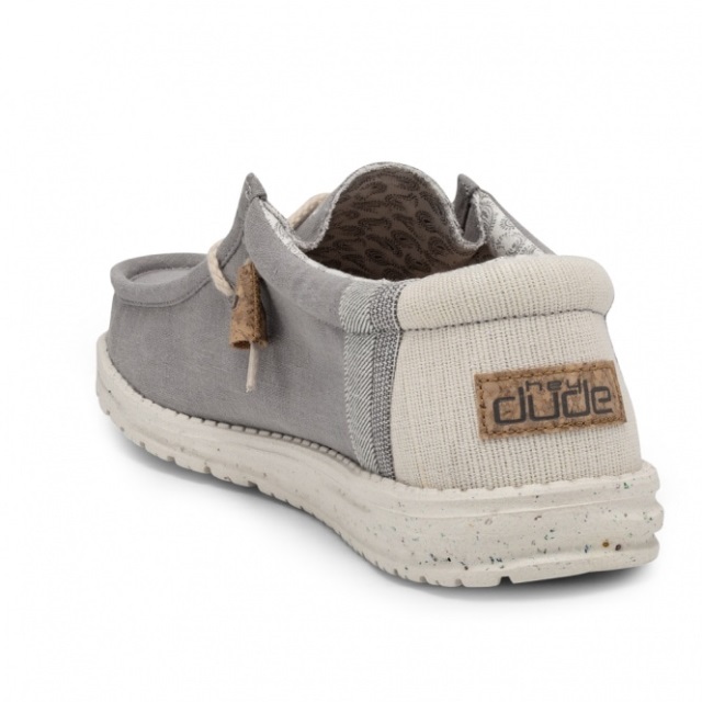 Heydude Wally Naturlig Linne Grå