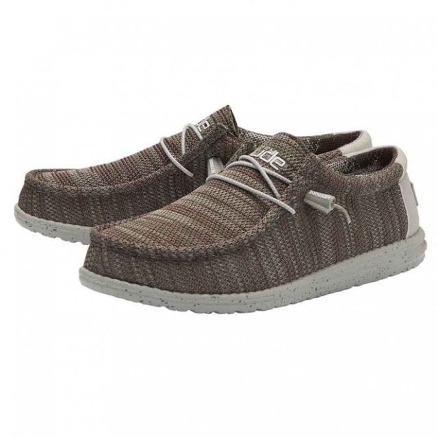 Heydude Wally Sox 2 Skiffer Vinröd