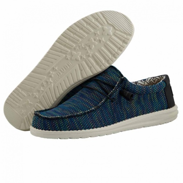 Heydude Wally Sox Blågrön