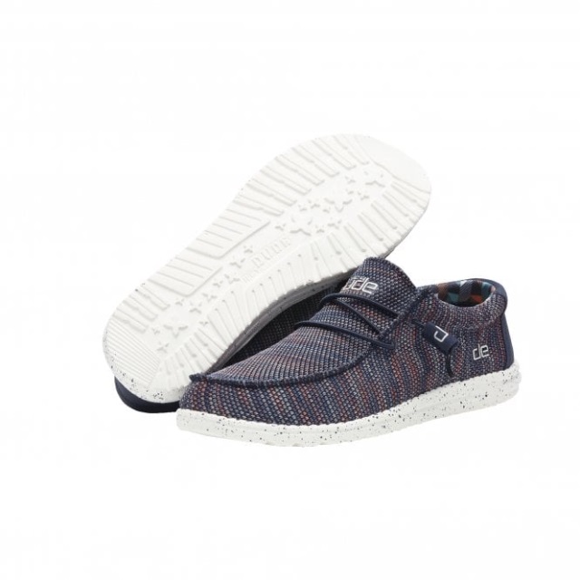 Heydude Wally Sox Blå Orange