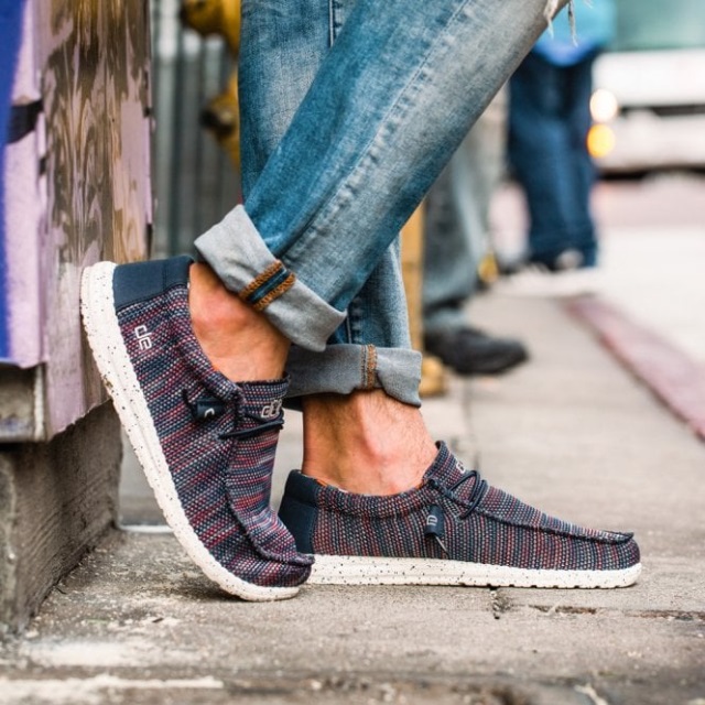 Heydude Wally Sox Blå Orange