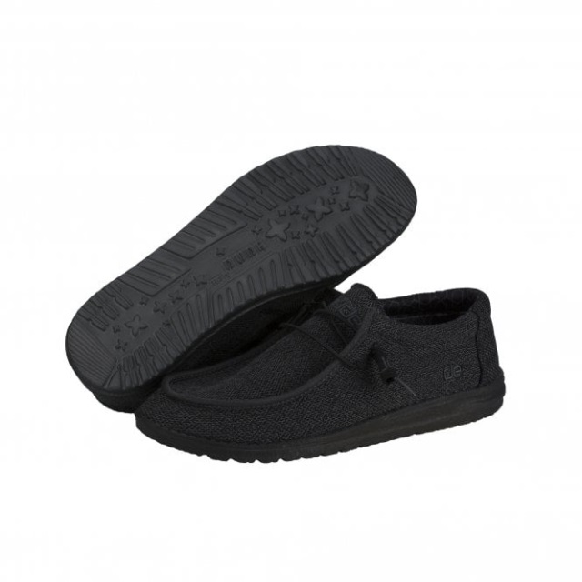 Heydude Wally Sox Micro Total Svart