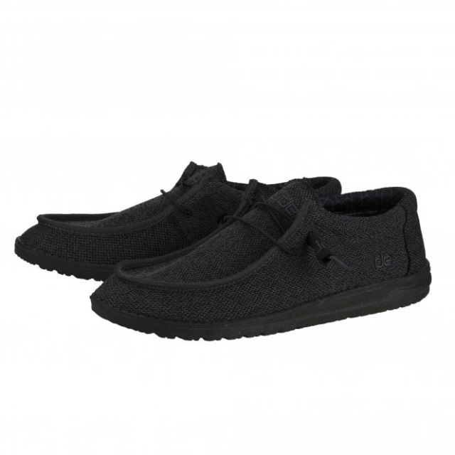 Heydude Wally Sox Micro Total Svart