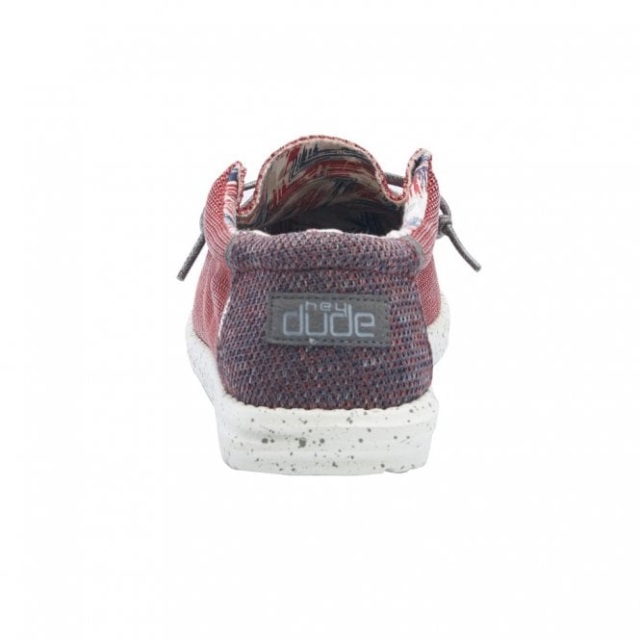 Heydude Wally Sox Tvättad Röd