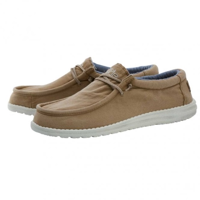 Heydude Wally Tvättad Canvas Tobak