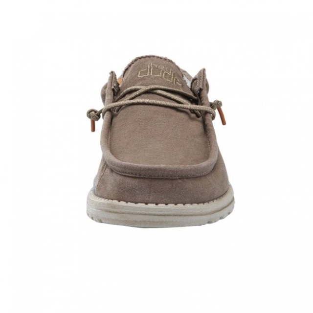 Heydude Wally Tvättad Canvas Valnöt