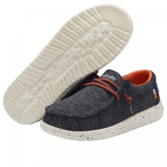 Heydude Wally Ungdom Sox Ocean Blue