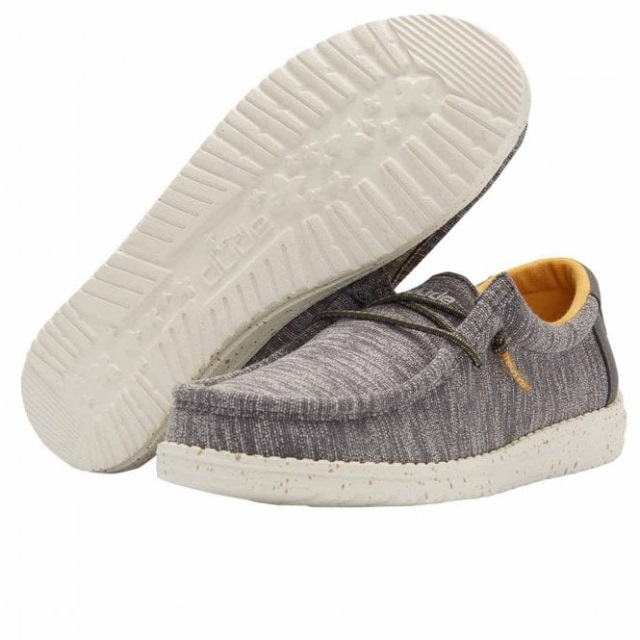 Heydude Wally Ungdom Stretch Taupe