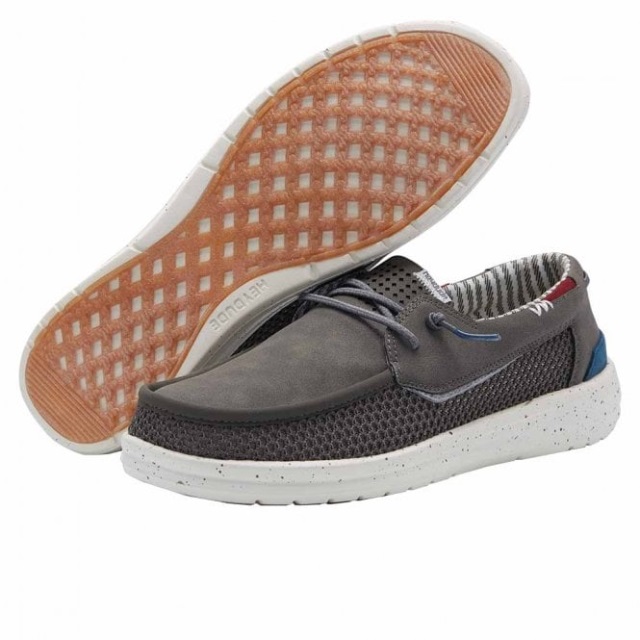 Heydude Welsh Mesh Grepp Mörkgrå