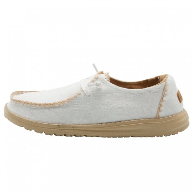 Heydude Wendy Chambray Virkad Vit