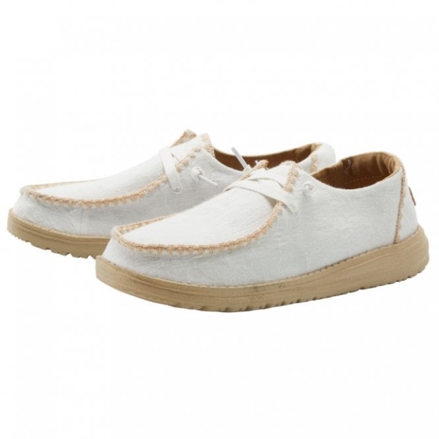 Heydude Wendy Chambray Virkad Vit