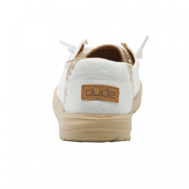 Heydude Wendy Chambray Virkad Vit