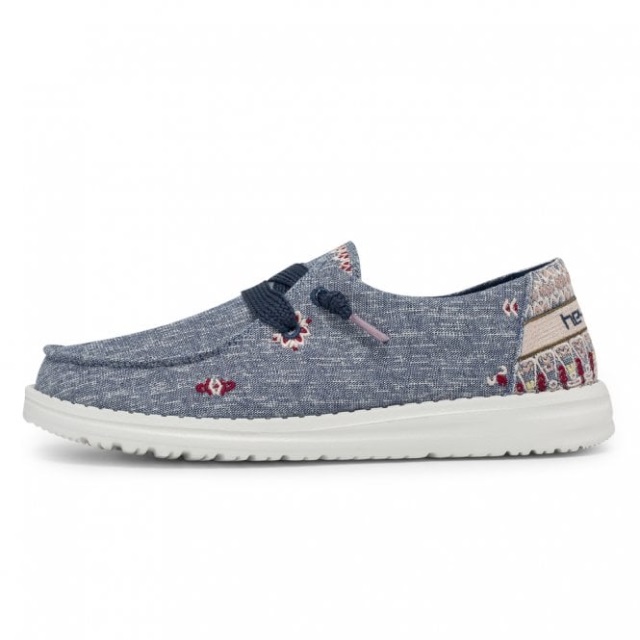 Heydude Wendy Chambray Irisblå