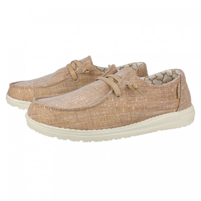 Heydude Wendy Chambray Rosa Guld Gnistra