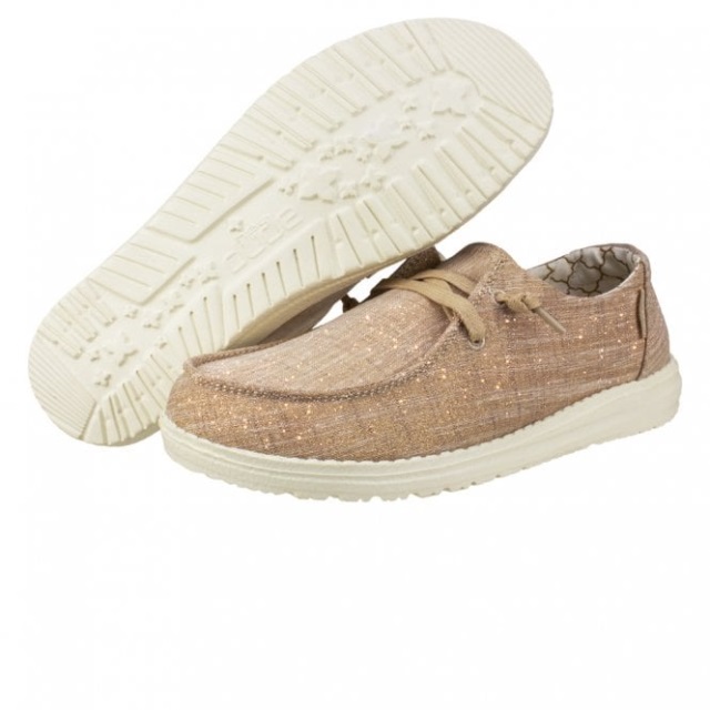 Heydude Wendy Chambray Rosa Guld Gnistra