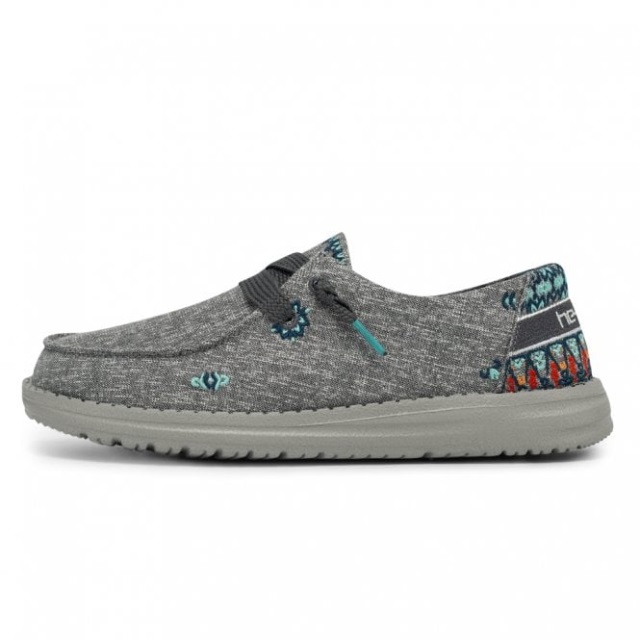 Heydude Wendy Chambray Tulpan Grå