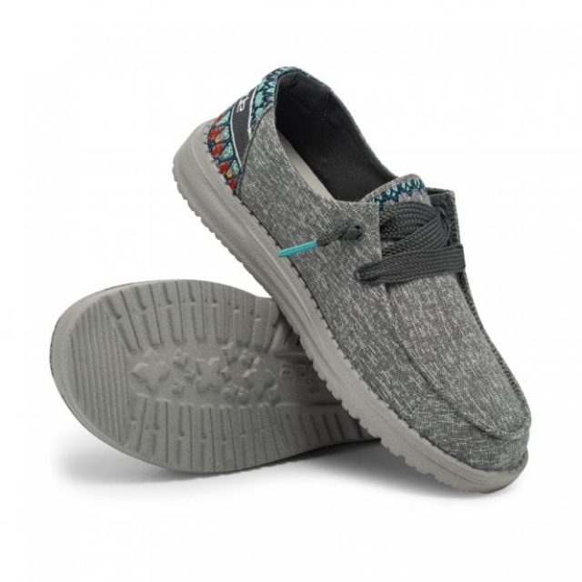 Heydude Wendy Chambray Tulpan Grå